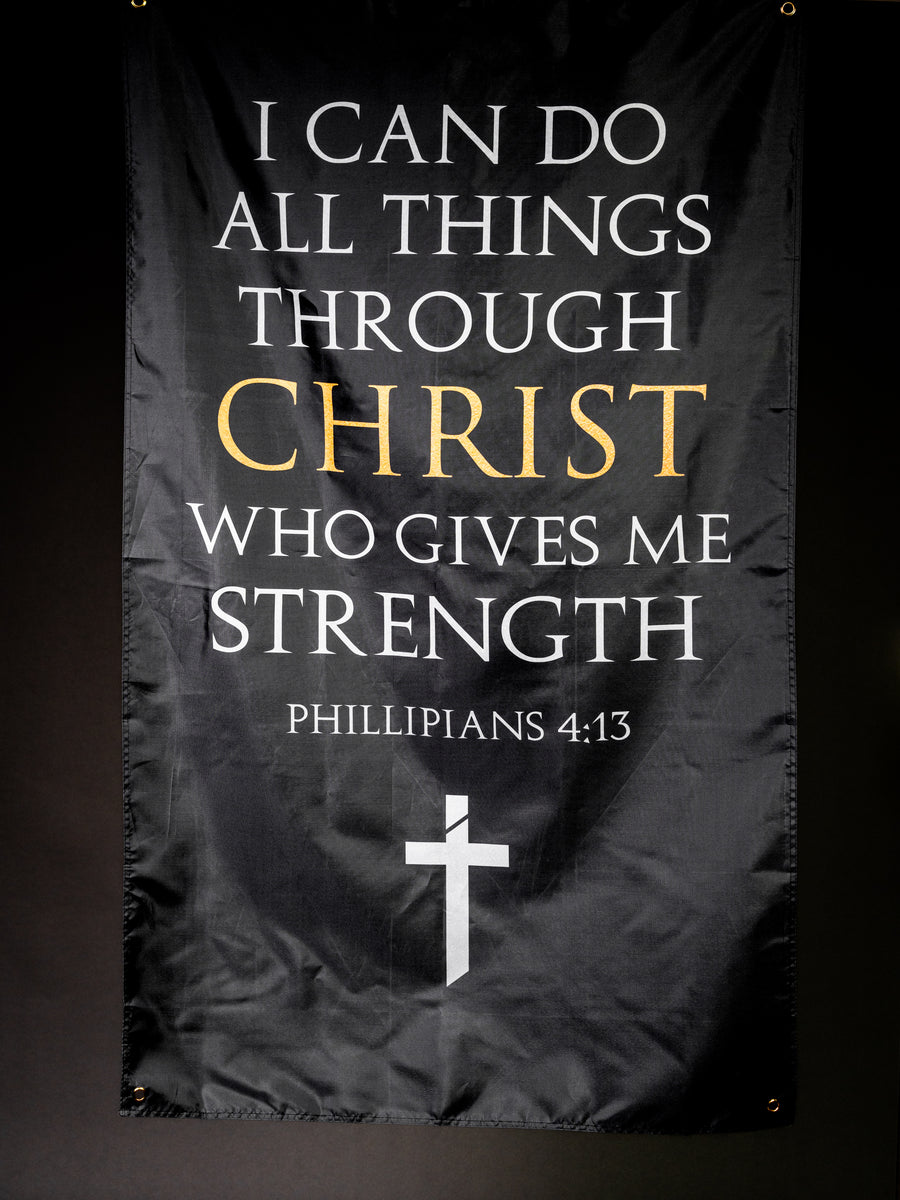 Strength, Philippians 4:13 Badge Reel, Royal Blue 3570843