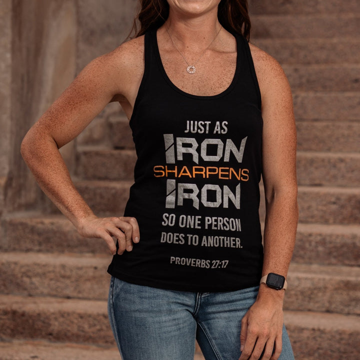 Proverbs 27:17 Racerback - Iron Apparel