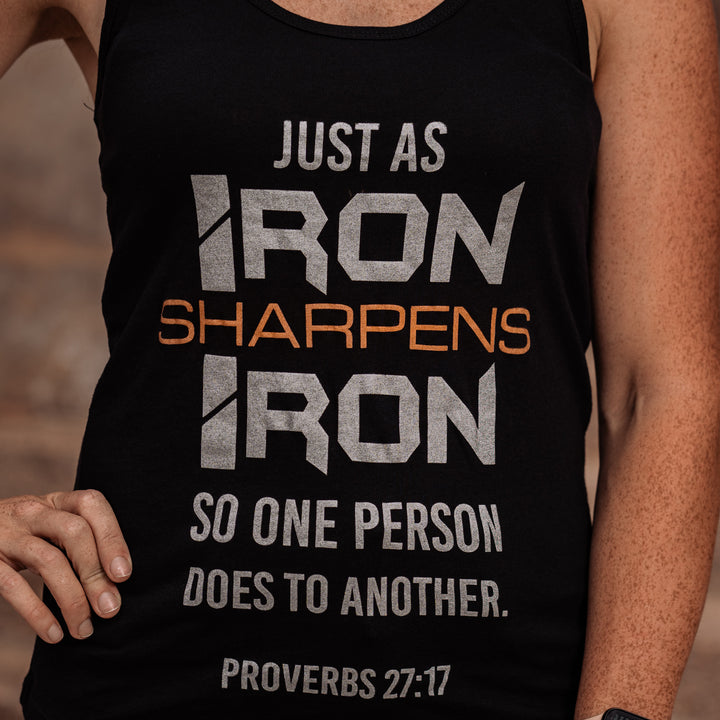 Proverbs 27:17 Racerback - Iron Apparel