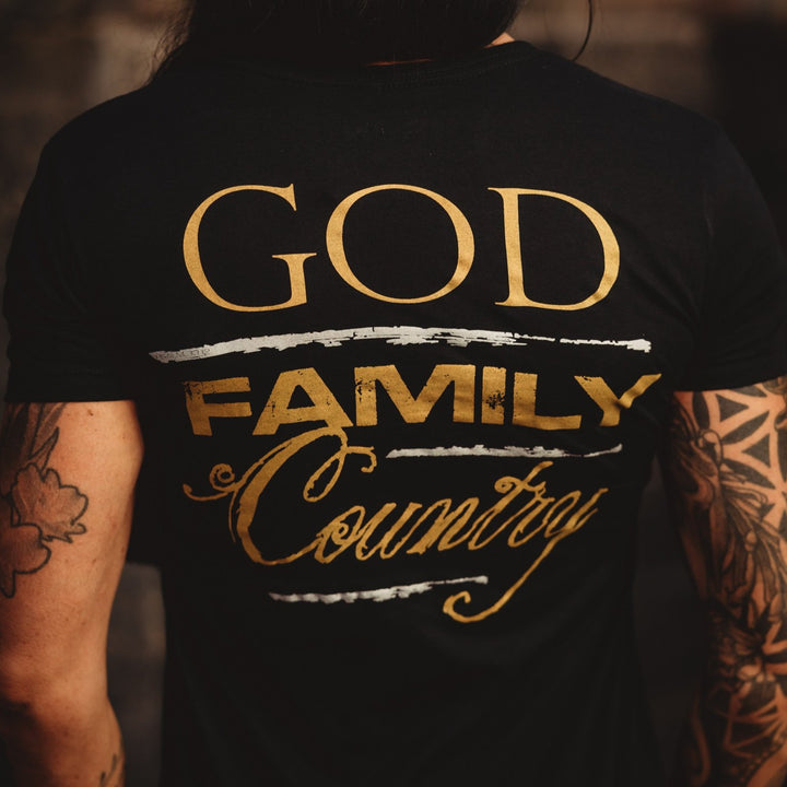 God, Family, Country Womens - Iron Apparel