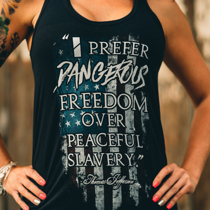 Dangerous Freedom Racerback - Iron Apparel