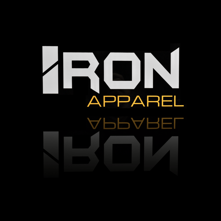 Iron Apparel White & Orange Decal - Iron Apparel