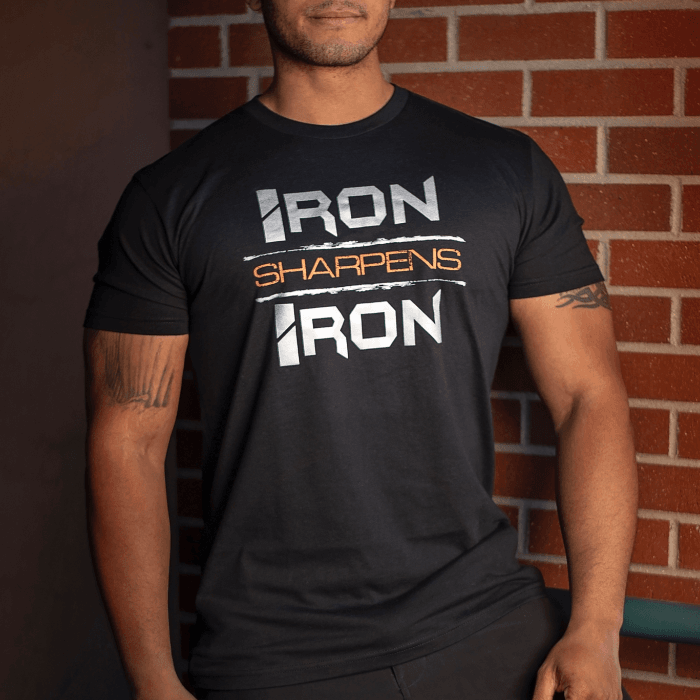 Iron Sharpens Iron Mens - Iron Apparel