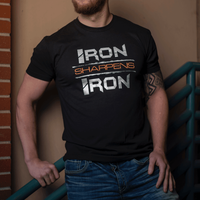 Iron Sharpens Iron Mens - Iron Apparel