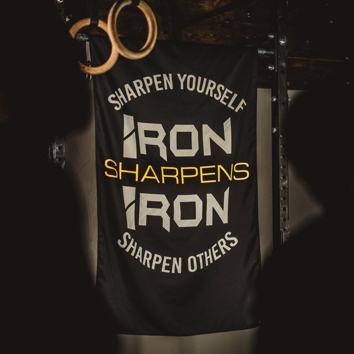 Sharpen Yourself Sharpen Others Banner - Iron Apparel