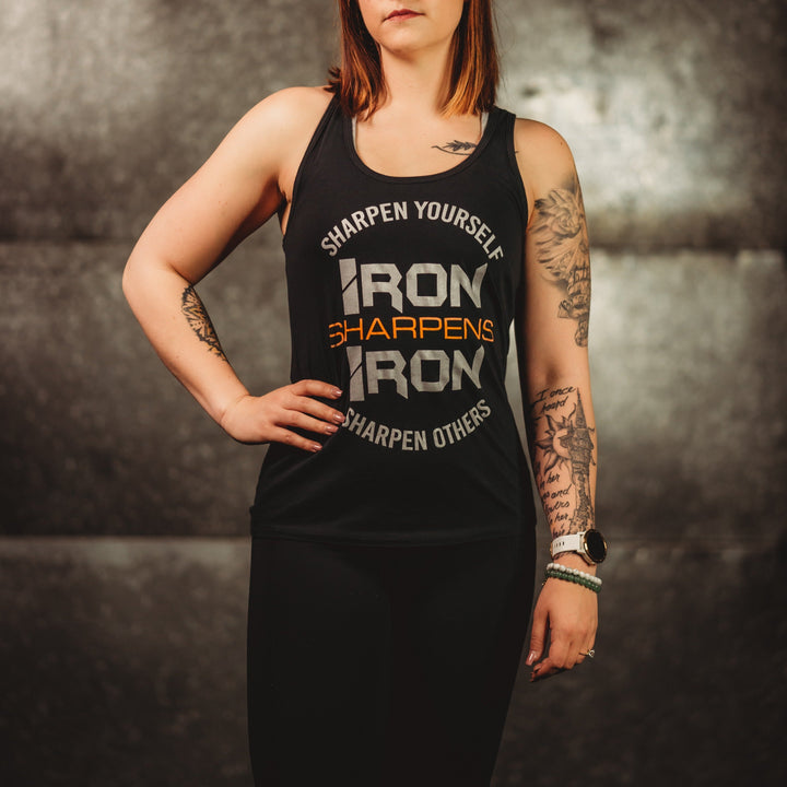 Sharpen Yourself Sharpen Others Racerback - Iron Apparel